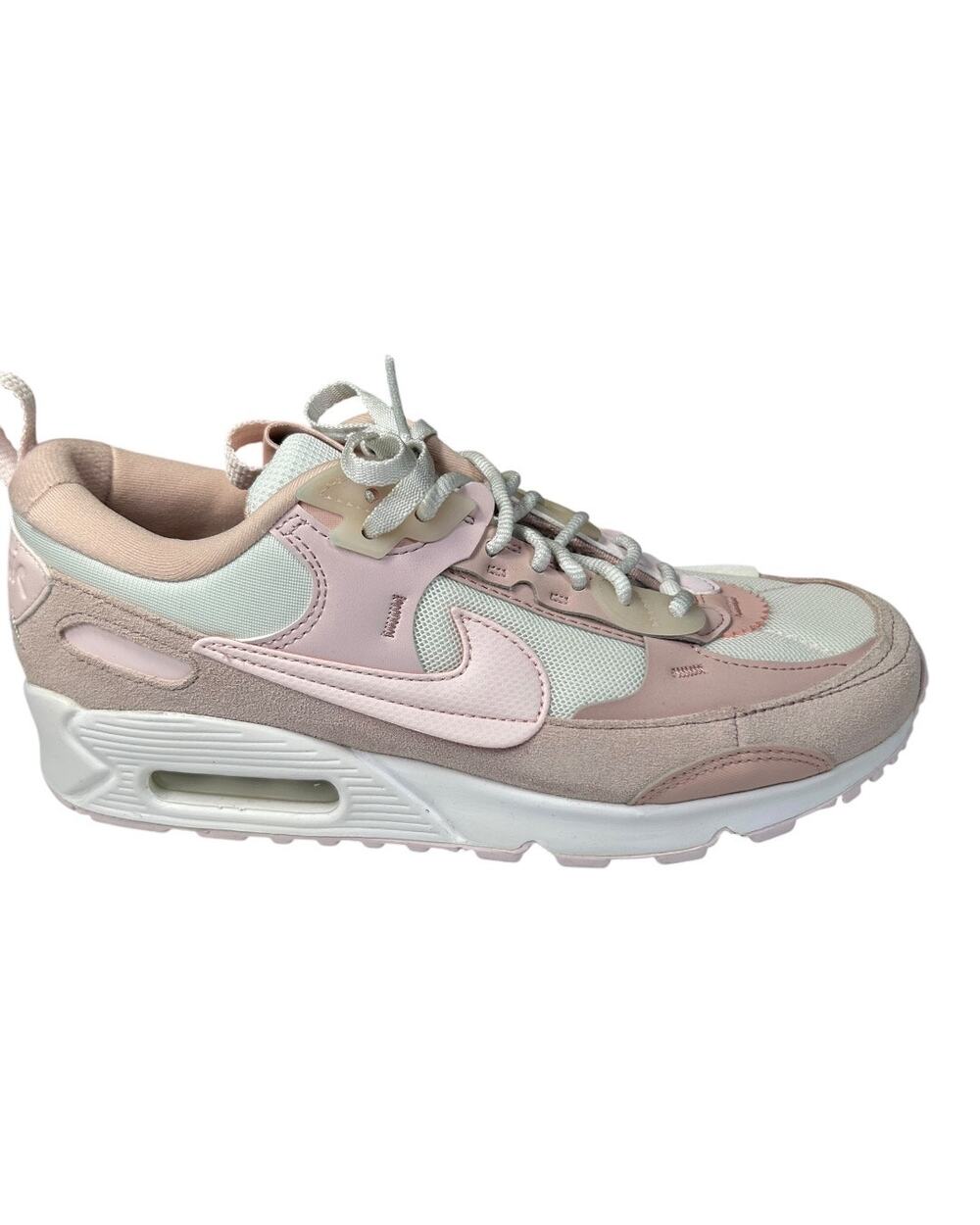 Nike Air Max 90 Futura Women’s Size 8 Barely Rose Pink White Sneakers DM9922-104